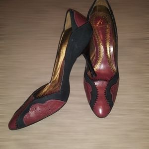 J. Vincent Leather and Suede pumps 9.5M